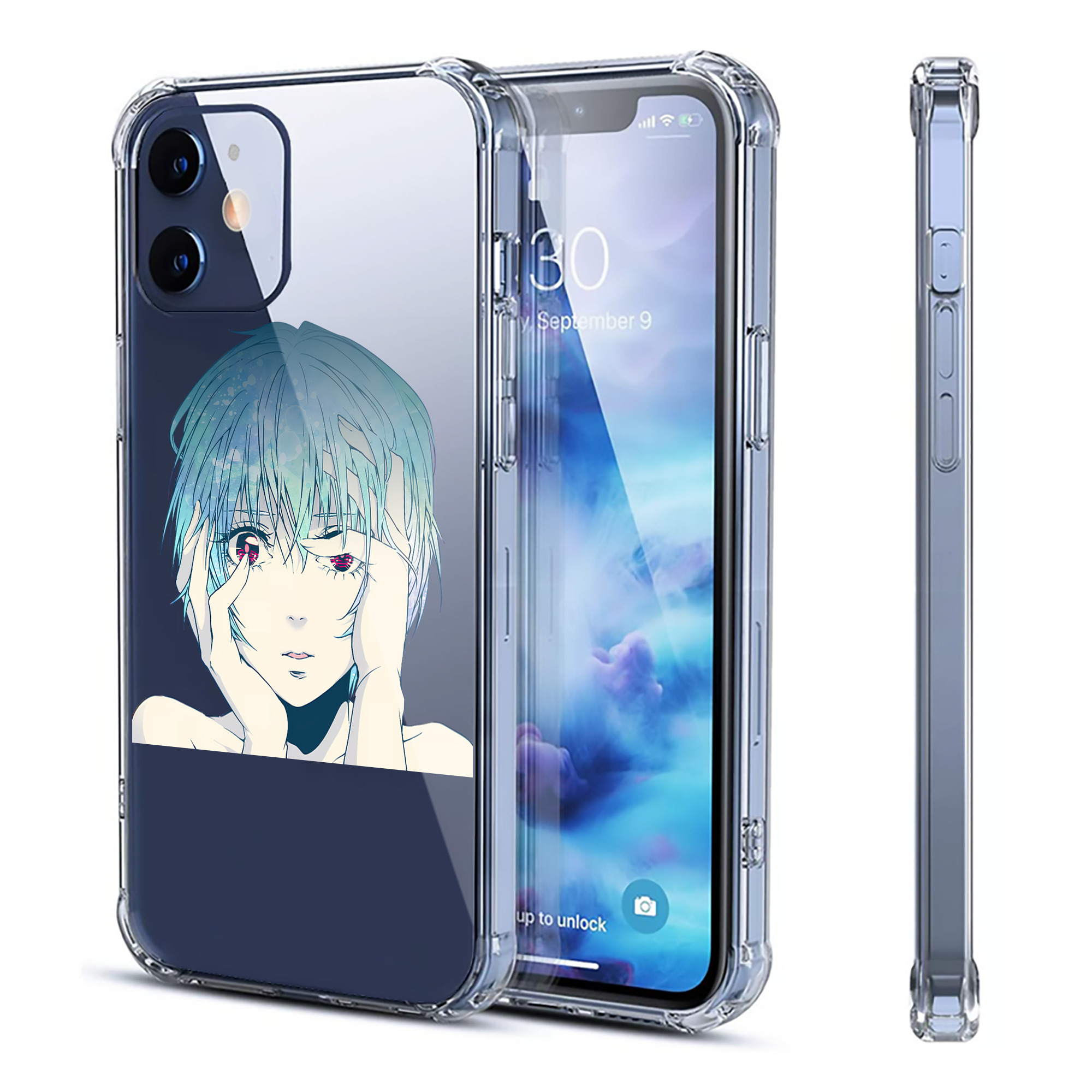 （画像用） EVA 新世紀エヴァンゲリオン 【iPhone 12シリーズ対応】透明スマホケース（クリアソフトケース）